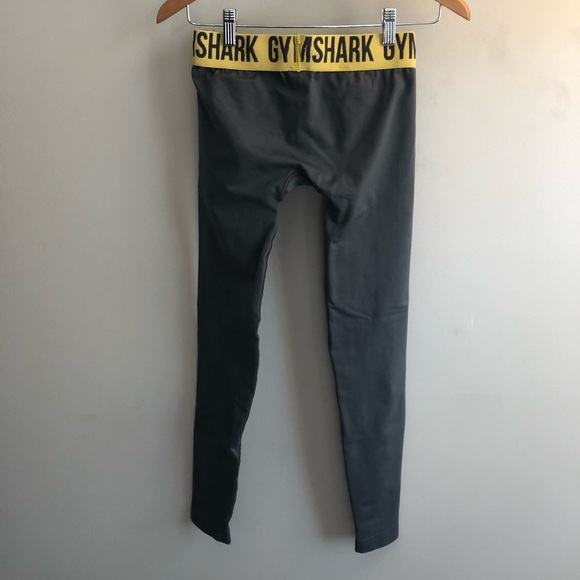 Gymshark Leggings, Seamless, Mid-rise Leggings, Gray, Size S - Picture 3 of 4